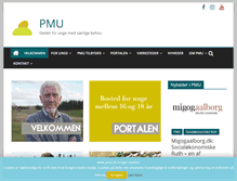 Tablet Screenshot of pmu.dk